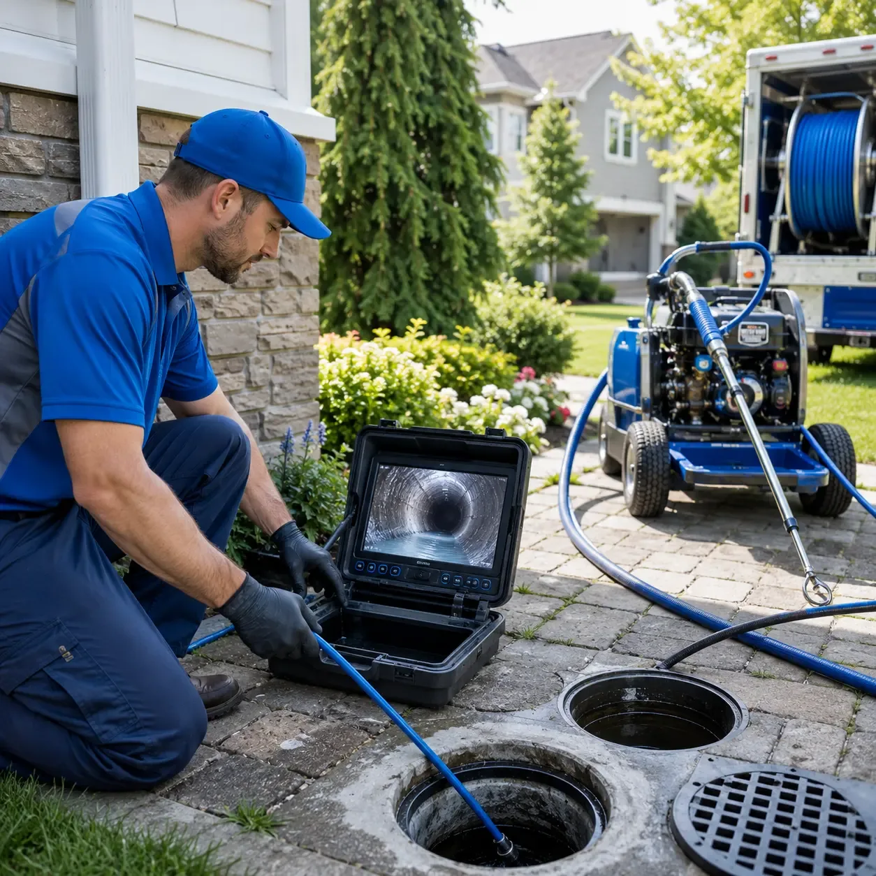 Outdoor drain cleaning professionals serving Loogootee, IN